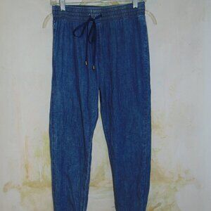 Wax Jean Premium Denim Joggers Jeans Womens Blue Boho Basic Capsule Wardrobe